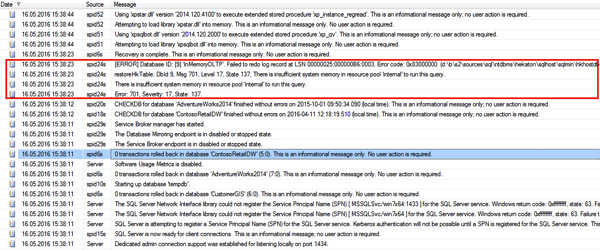 Too less memory is poison to In-Memory OLTP!